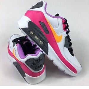 NWOT Nike Air Max 90 LTR (GS) Laser Orange-Black
